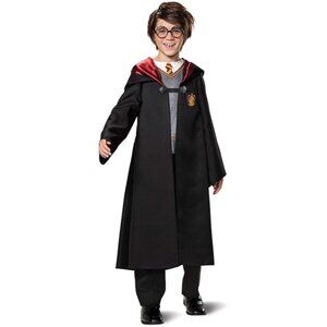 Harry Potter NWT Child Halloween Costume L/G (10-12) Wizarding World Robe & Tie
